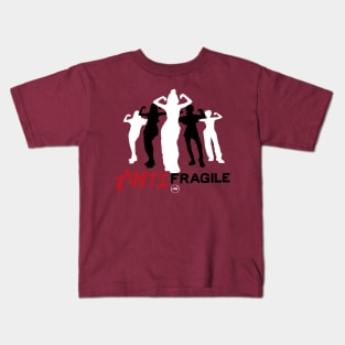 silhouette of the group Le sserafim at the dance of antifragile Kids T-Shirt